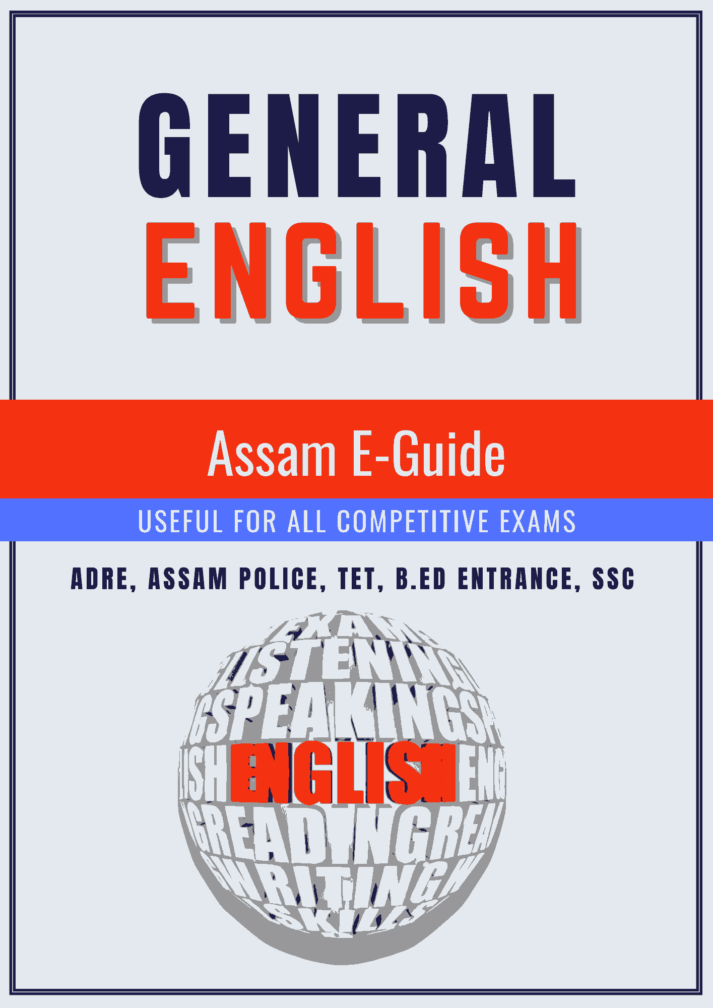 English pdf for ADRE | English pdf for Assam Police